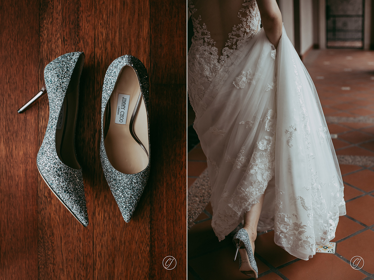 Jimmy Choo heels for wedding