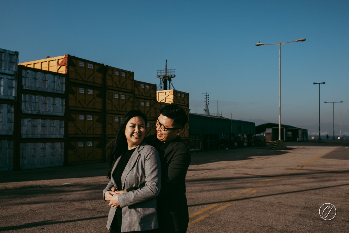 Instagram Pier in Hong Kong with the couple Alan & Elaine