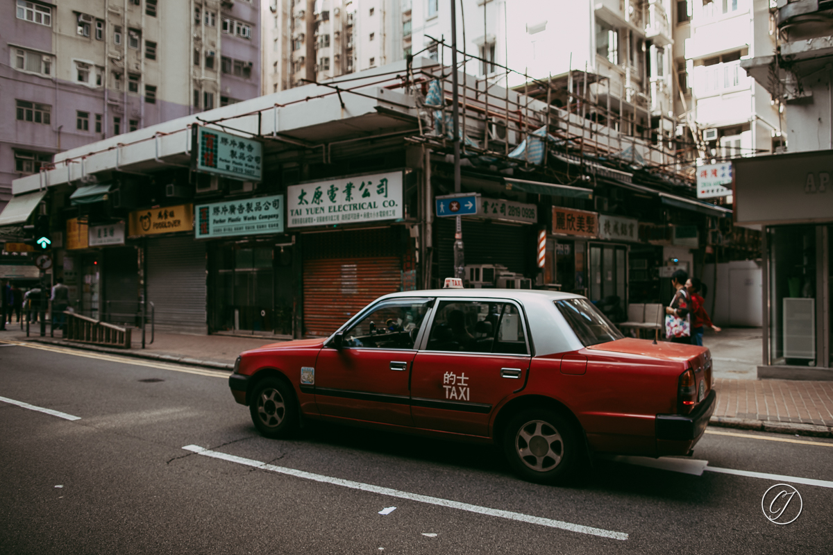 Hong Kong taxi