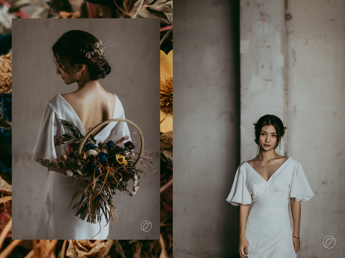 Malaysia bride with casual gown