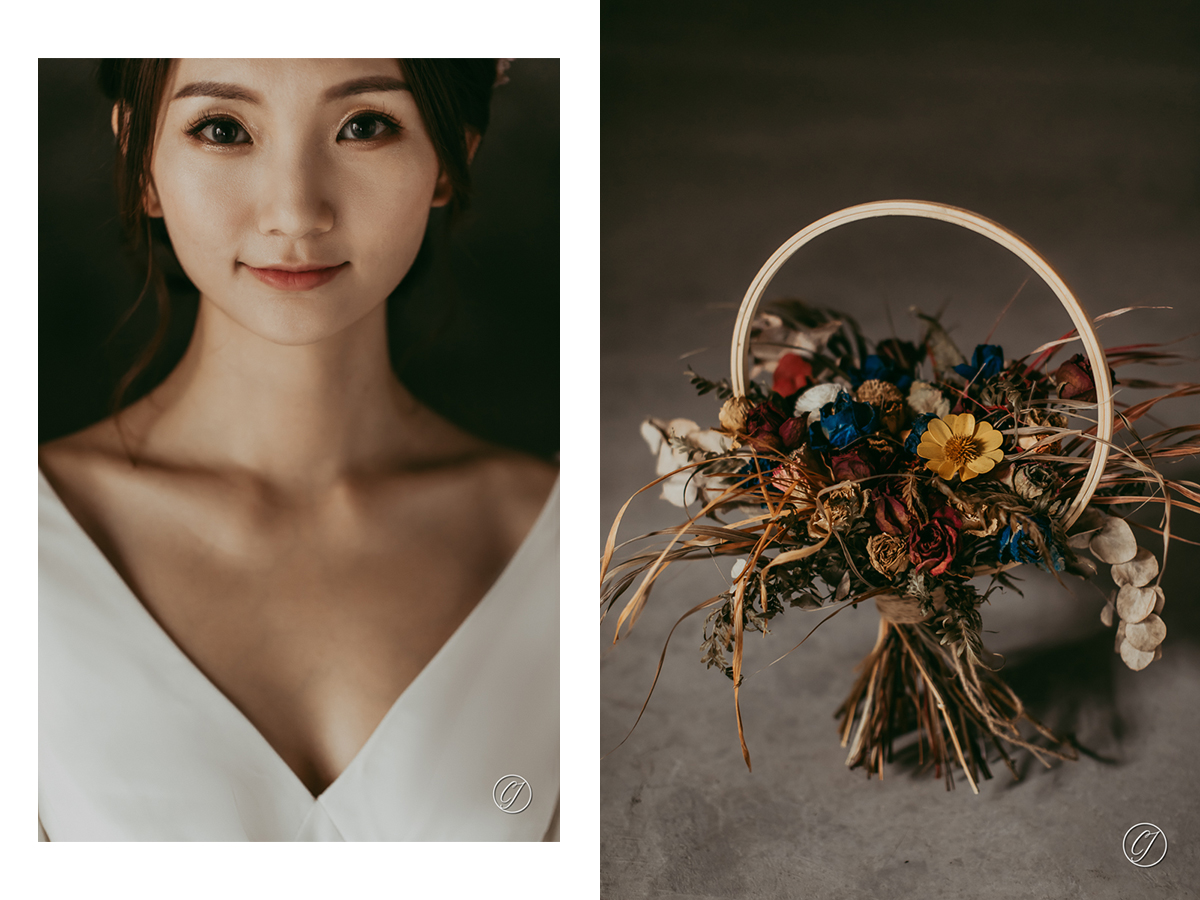 Make up and hair do by Qiao Yi Make Up, wedding bouquet