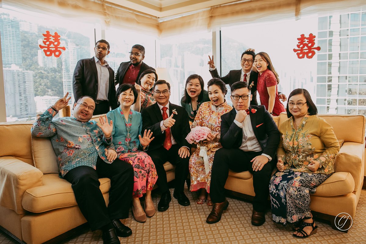 Malaysians and Singaporeans, wedding in Hong Kong