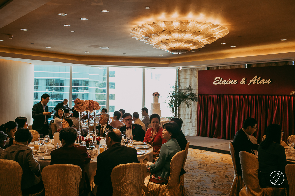 Wedding luncheon at Conrad Hotel Hong Kong