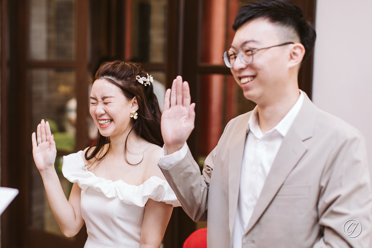 Marriage vow during ROM ceremony