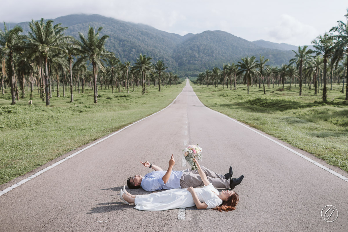 Tangkak prewedding fun portrait