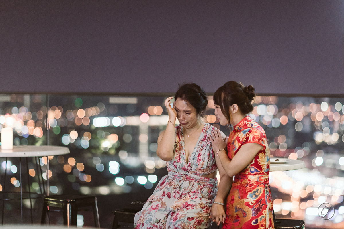 Touching moment with the sisters