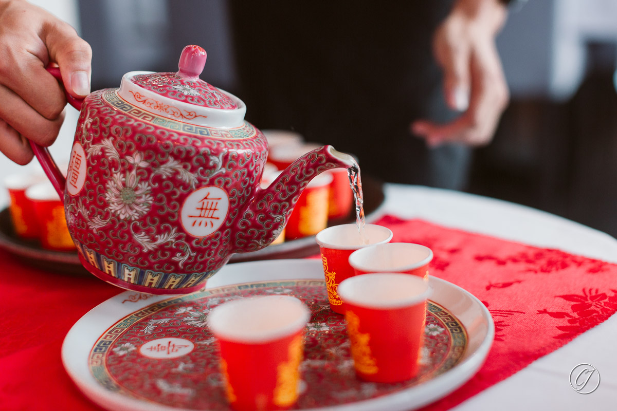 Chinese wedding tea ceremony 敬茶