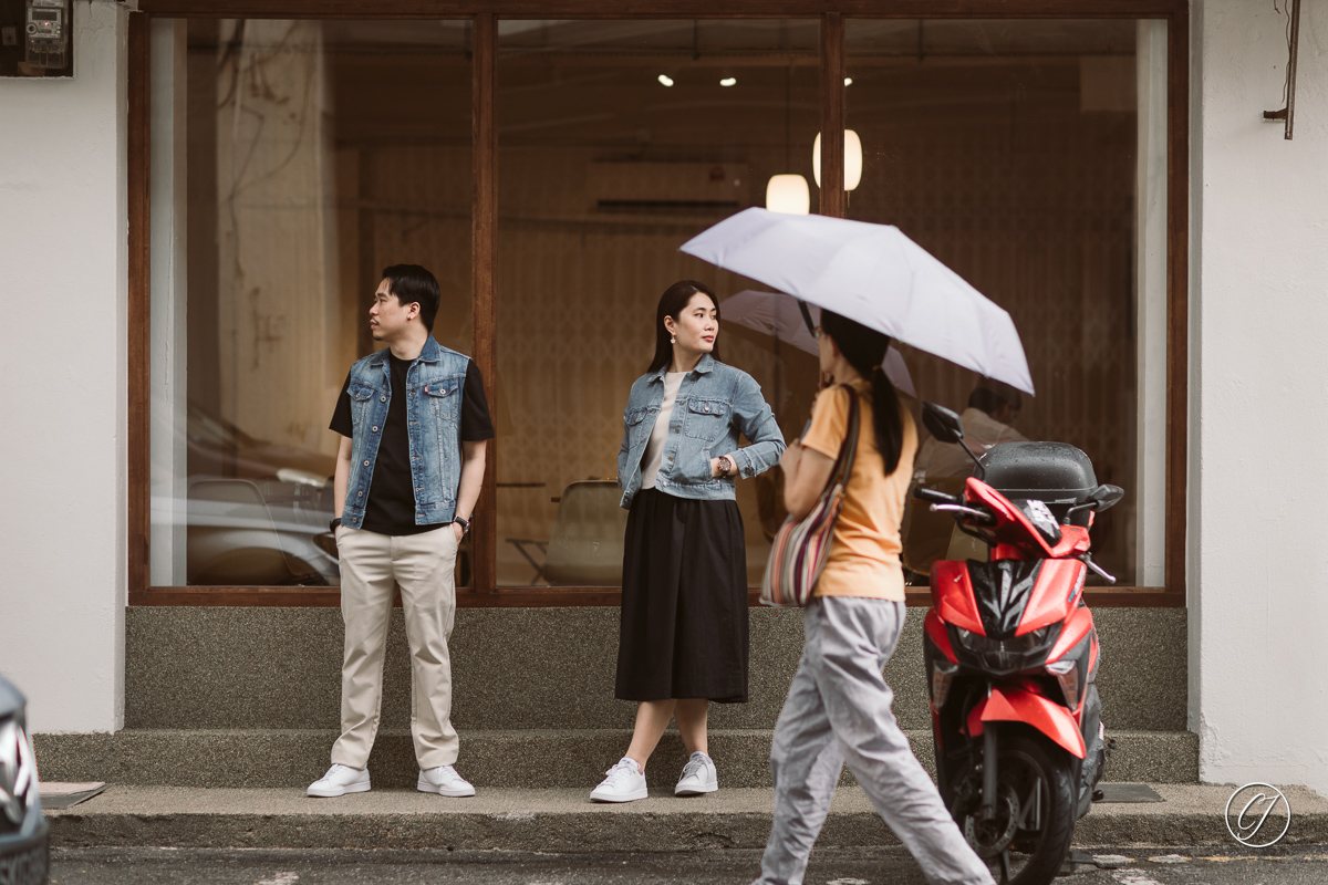 AB Coffee Brewers, engagement portrait