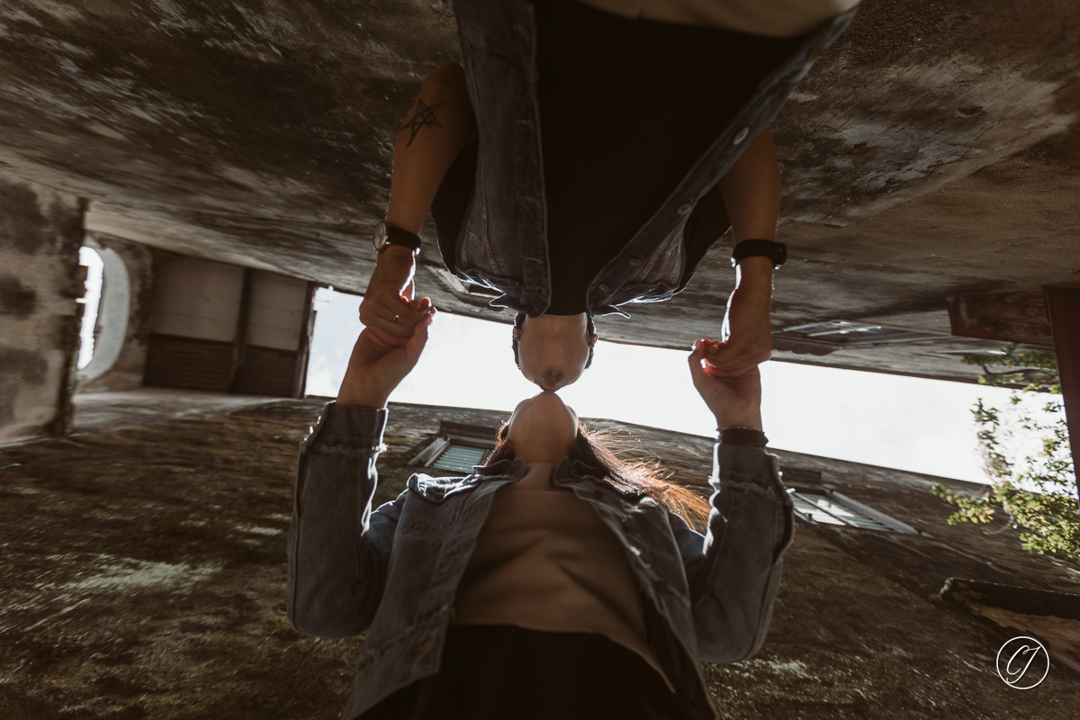 Back alley of Malacca, with newly wed