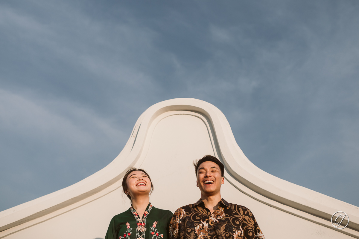 Roof of heritage building in Melaka