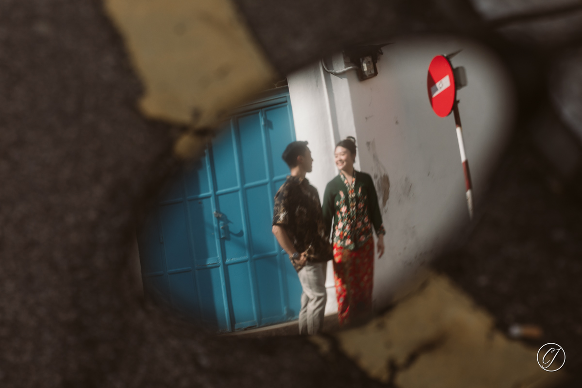 Creative street view of Melaka