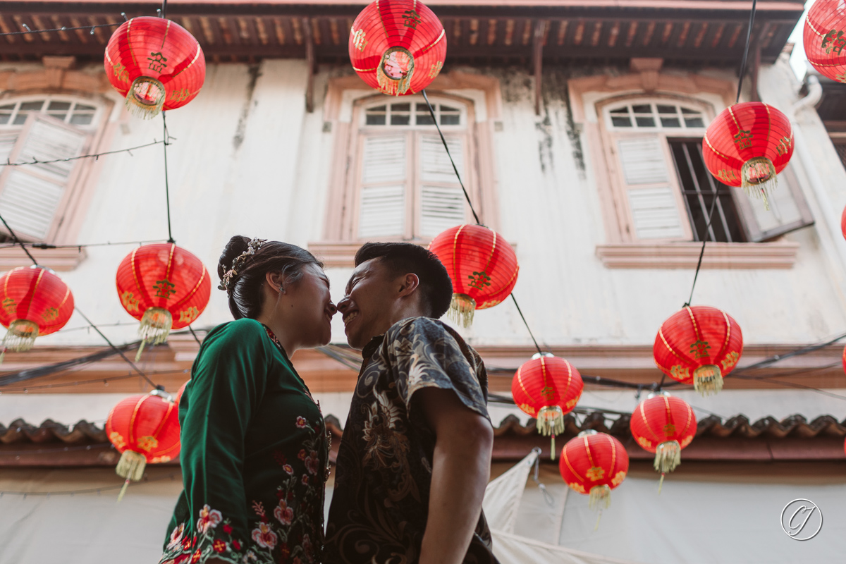 Lorong Jambatan and the lanterns