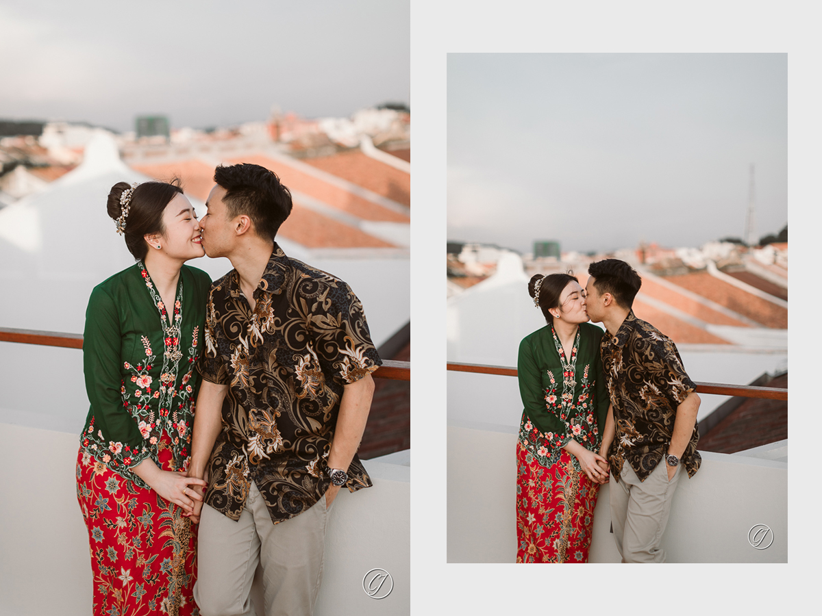 Peranakan themed prewedding in Melaka