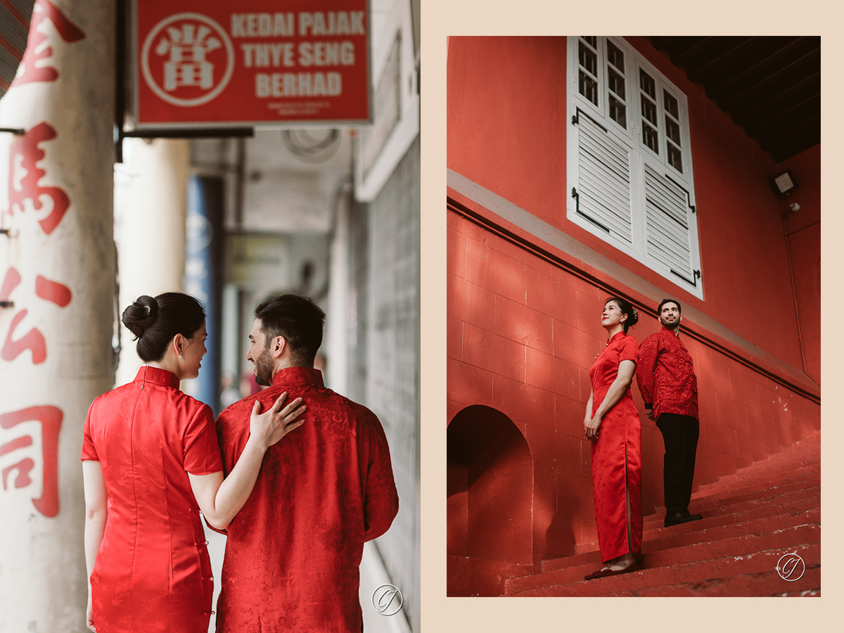 Walking on the old streets of Melaka
