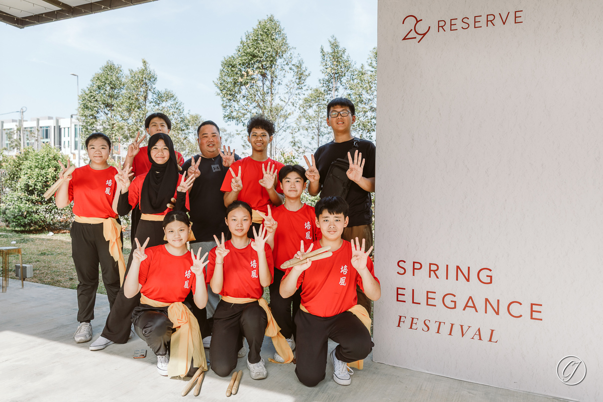 The 24 Festive Drums Team from Pay Fong Middle School