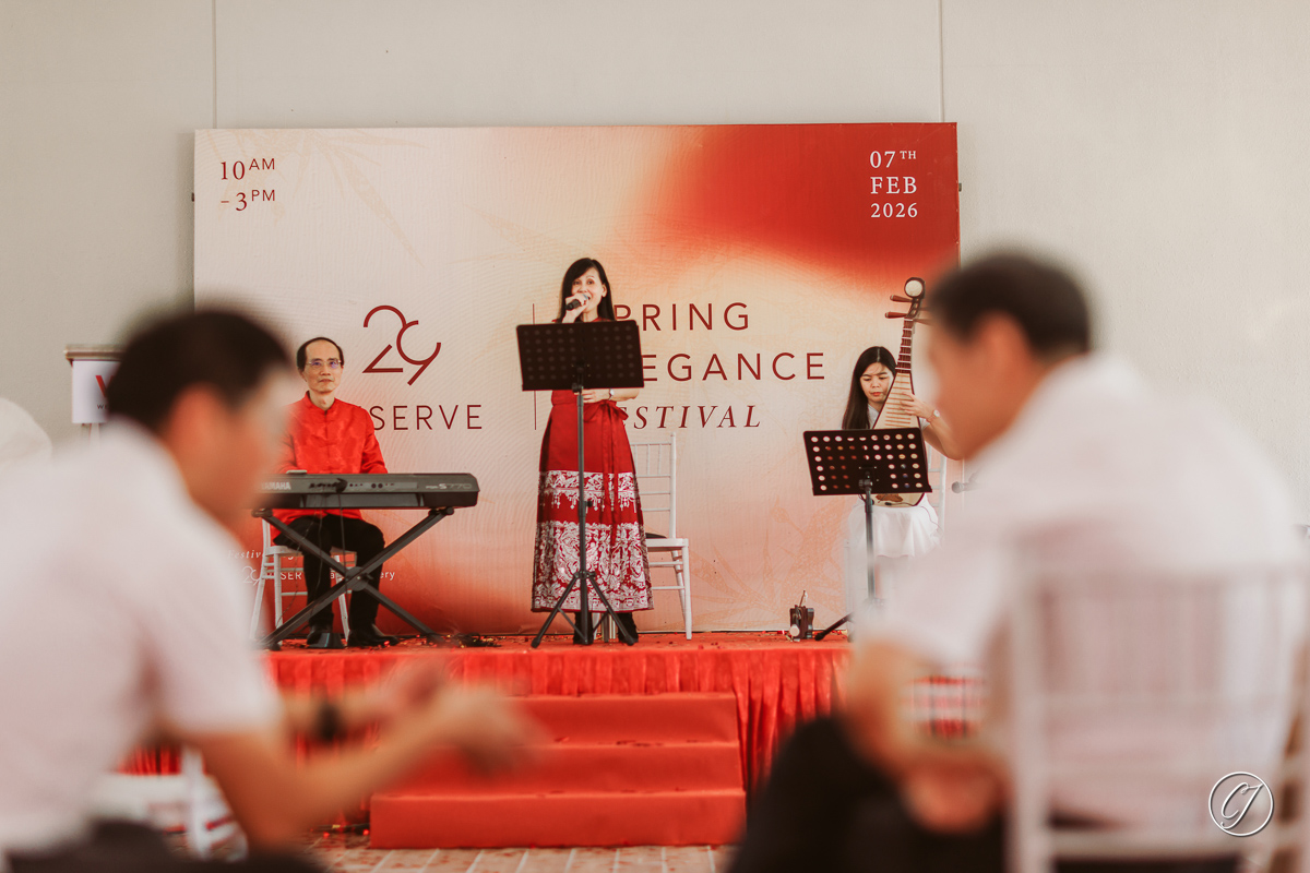 Singing performance for the guests