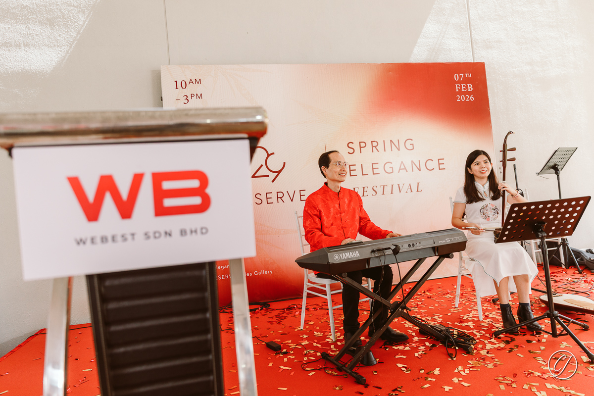 Chinese traditional music was performed