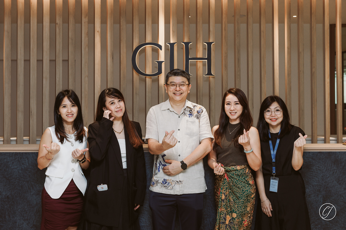 Group photo of different team