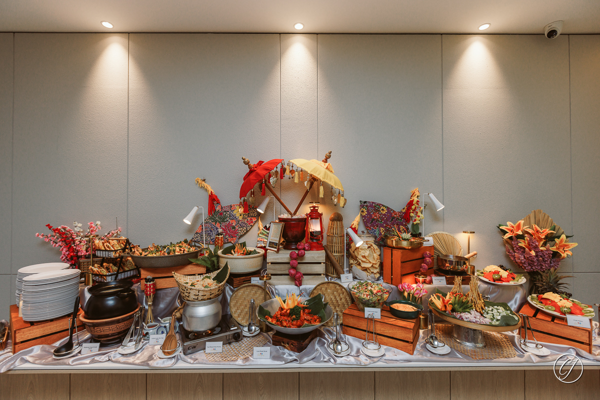 Delicious Malay cuisine luncheon