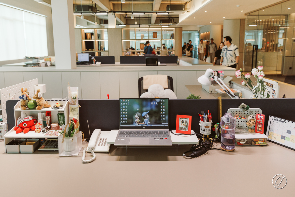 Staff personalised her table