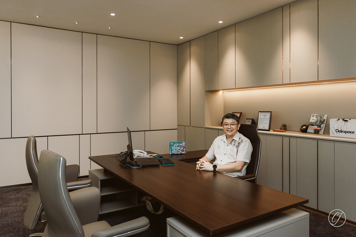 Mr. Lim in his new room