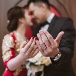 Showing rings after ROM ceremony in Melaka
