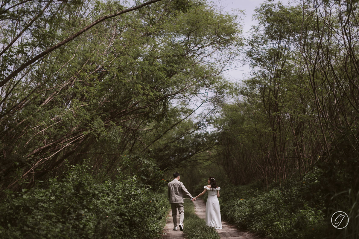 After ROM, outdoor couple portrait