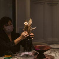 Dedicated to her floral work